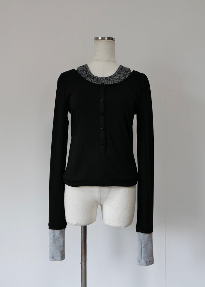 ミックスレイヤードトップス