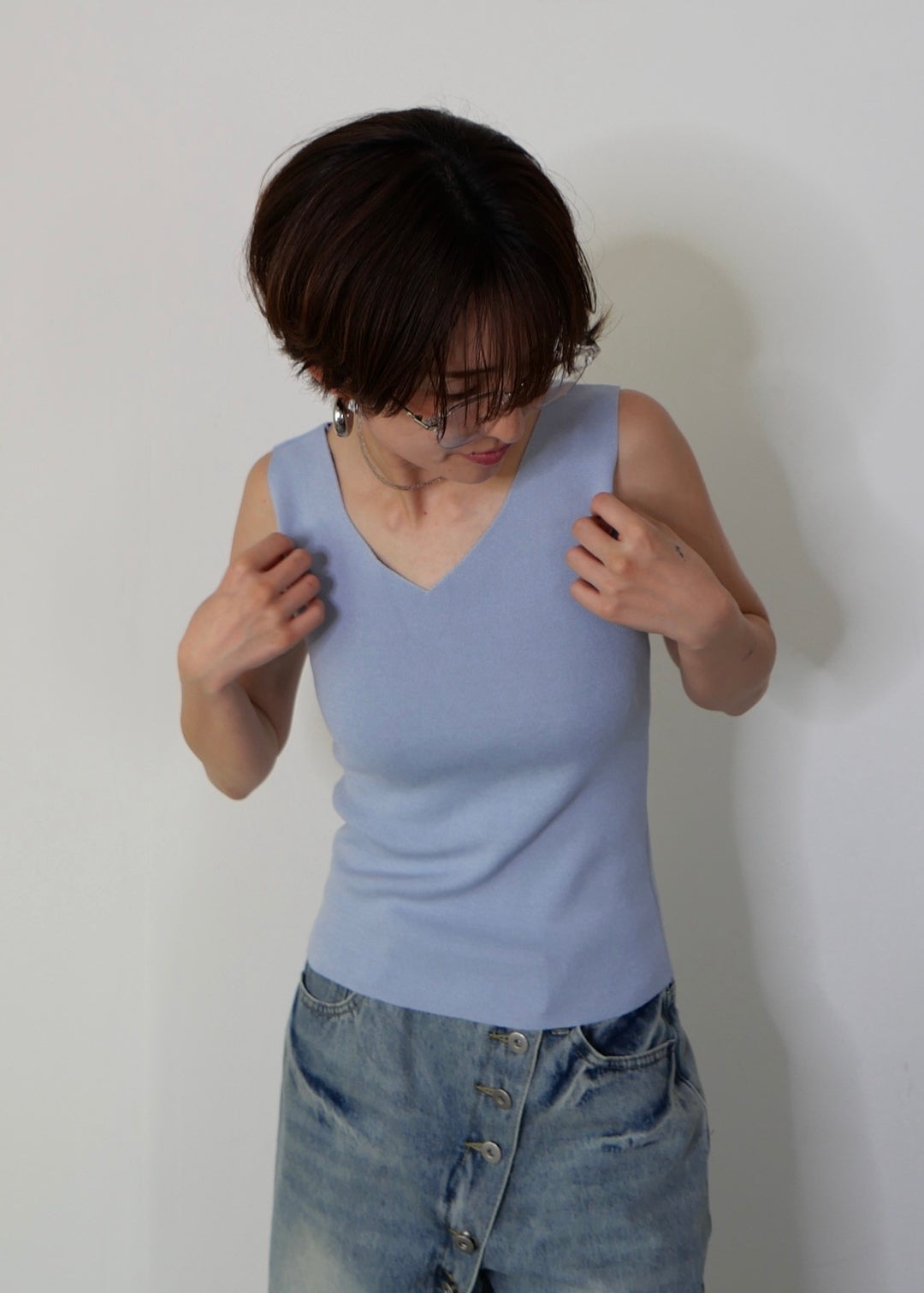 2WAYニットタンクトップ
