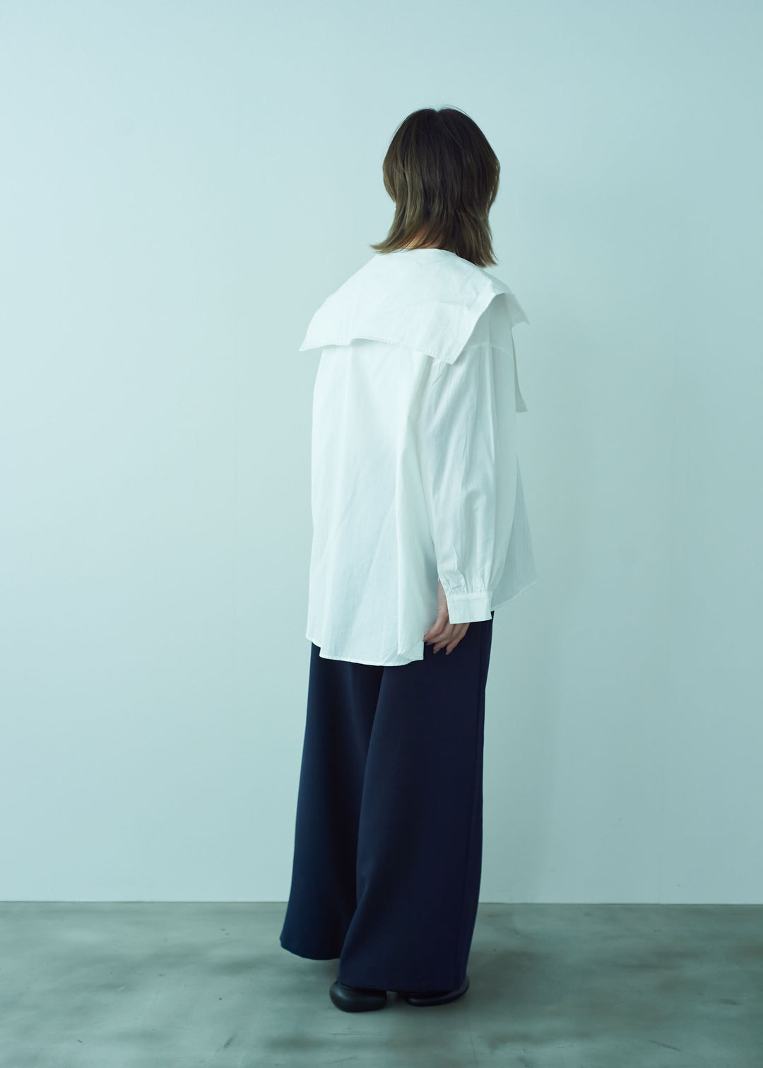 アシンメトリーワイドパンツ
